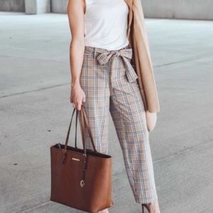 A New Day High Rise Straight Leg Tie Belt Pants